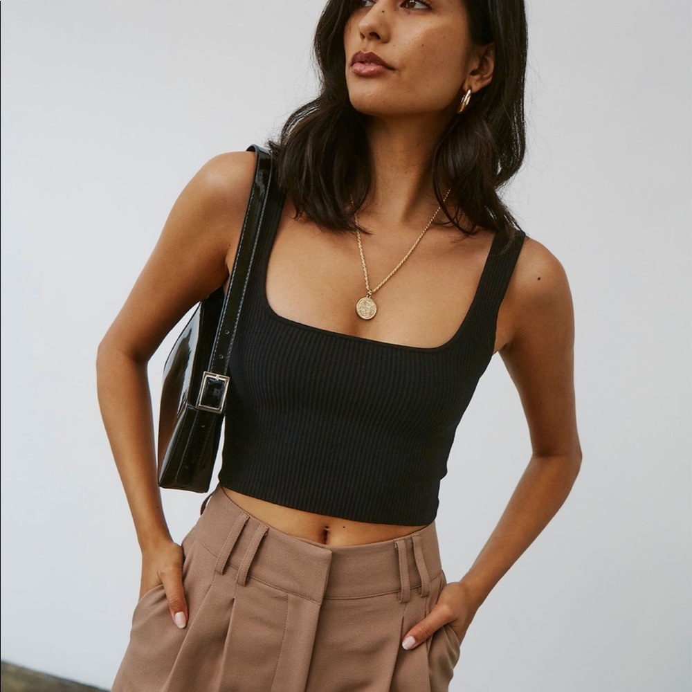 Glassons Square Neck Rib Tank